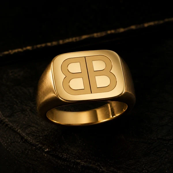 a gold signet ring from house objects